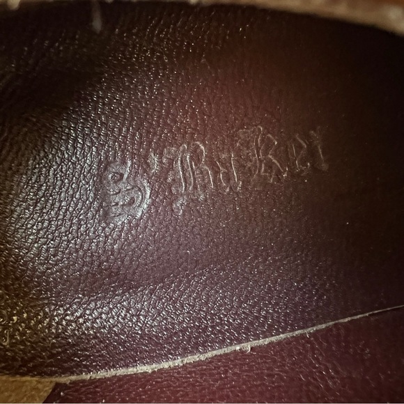 S’ BAKER LEATHER DERBY SHOES MEN 42 US 9 REPTILE WINGTIP LEATHER OFFICE MODERN - Picture 12 of 12